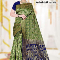 Crafted Rapier Silk Matching Saree With Blouse Piece | TUL-KALASH SILK VOL-04
