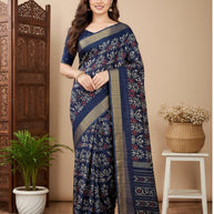 Silk Kota Silk Saree with Blouse for Premium Ethnic and Traditional Wear | ALL-HOLLAND SILK-124