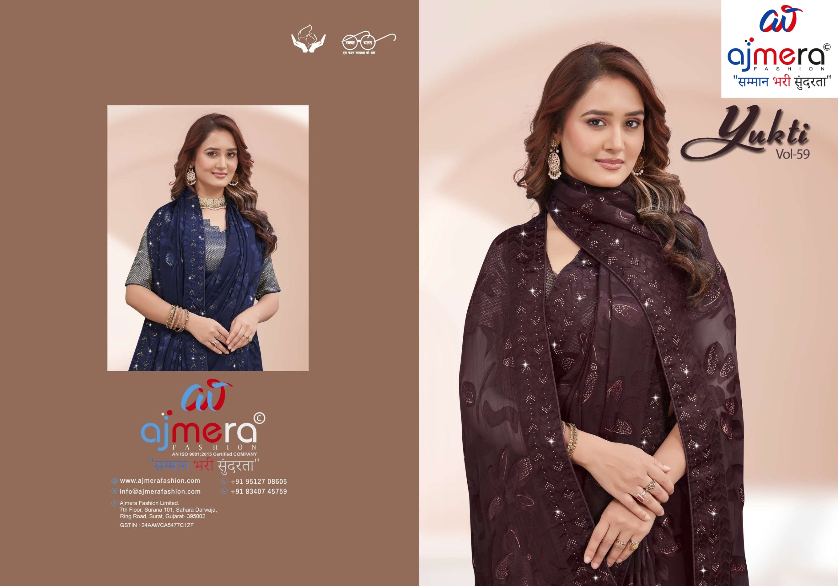 Exclusive Printed Saree with Blouse Piece for Elegant Ethnic Look  | RDD-YUKTI VOL-59