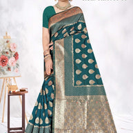 Classic Jacquard Silk Saree with Blouse Piece for Elegant Traditional Look | TUL-CLEAR SILK VOL-01