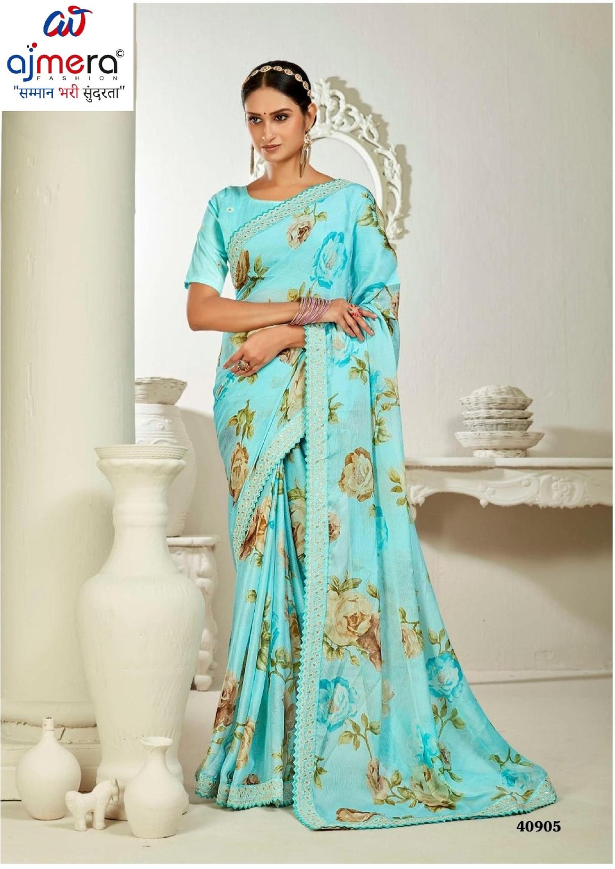 Premium Printed Saree with Matching Blouse Piece for Ethnic Elegance | RDD-GULISTA