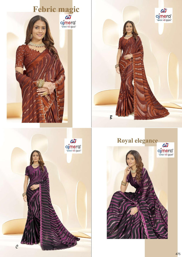Trendy Printed Saree with Blouse Piece for Women’s Ethnic Wardrobe  | RDD-ZIYA
