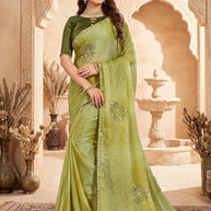 Graceful Printed Saree with Blouse Piece for Modern Ethnic Fashion | RDD-BHARGAVI