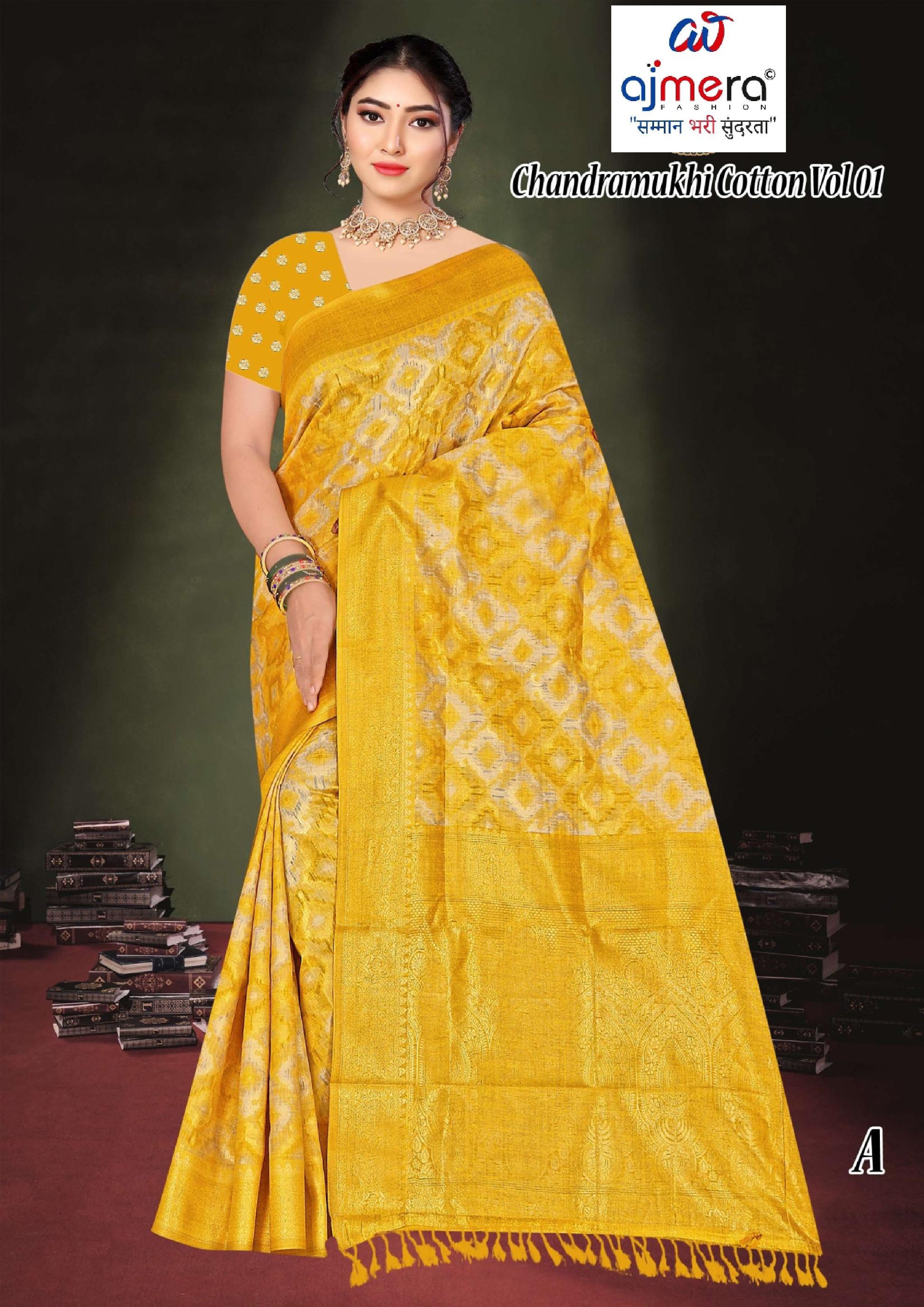 Stylish Jacquard Silk Saree with Blouse Piece for Festive Collection | TUL-CHANDRAMUKHI COTTON VOL-01