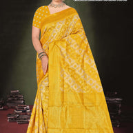 Stylish Jacquard Silk Saree with Blouse Piece for Festive Collection | TUL-CHANDRAMUKHI COTTON VOL-01