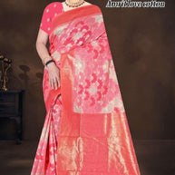 Luxury Charm Jacquard Silk Saree Without Blouse | TUL-AMRIT LOVE COTTON