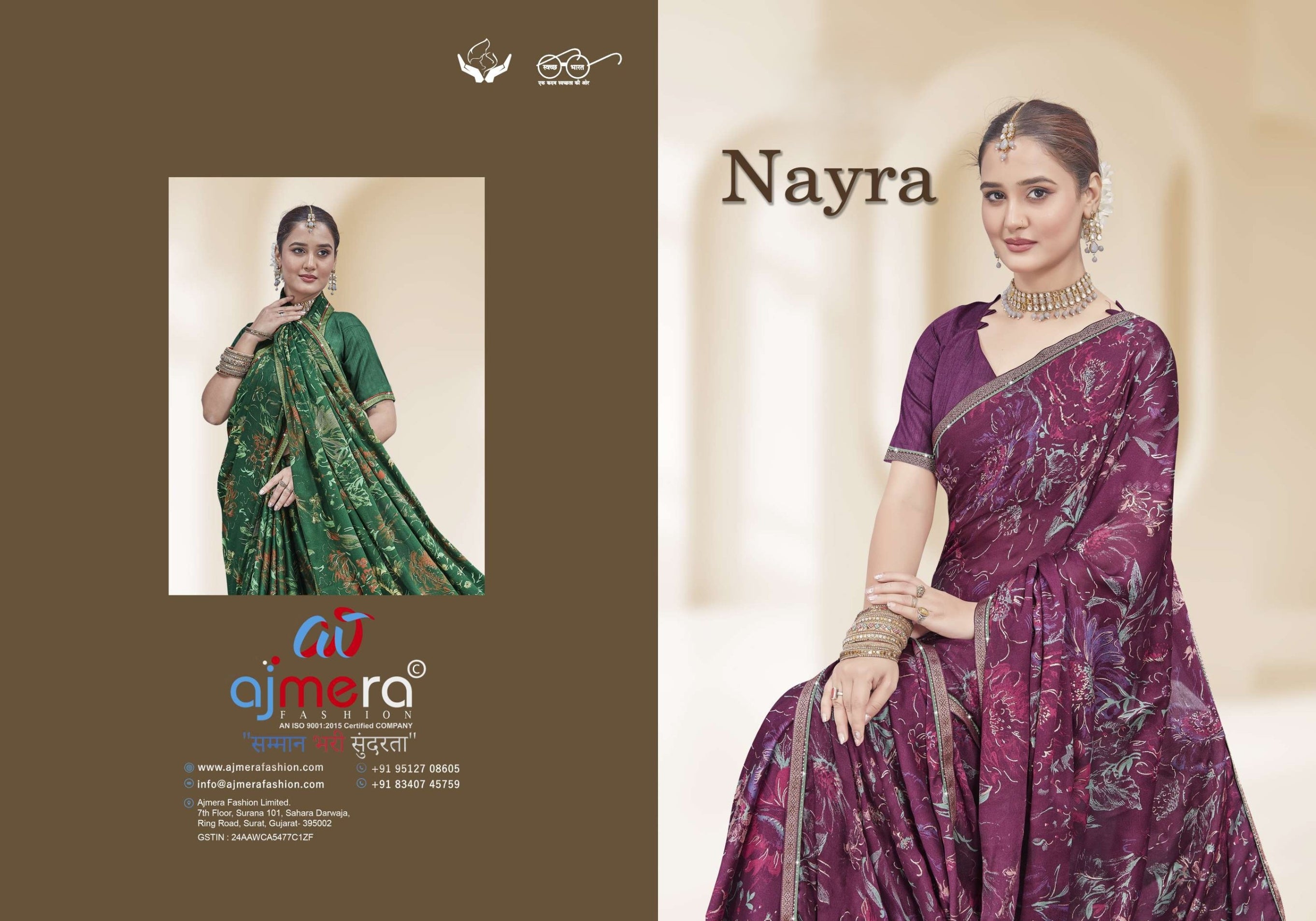 Designer Printed Saree with Blouse Piece for Special Occasions | RDD-NAYRA