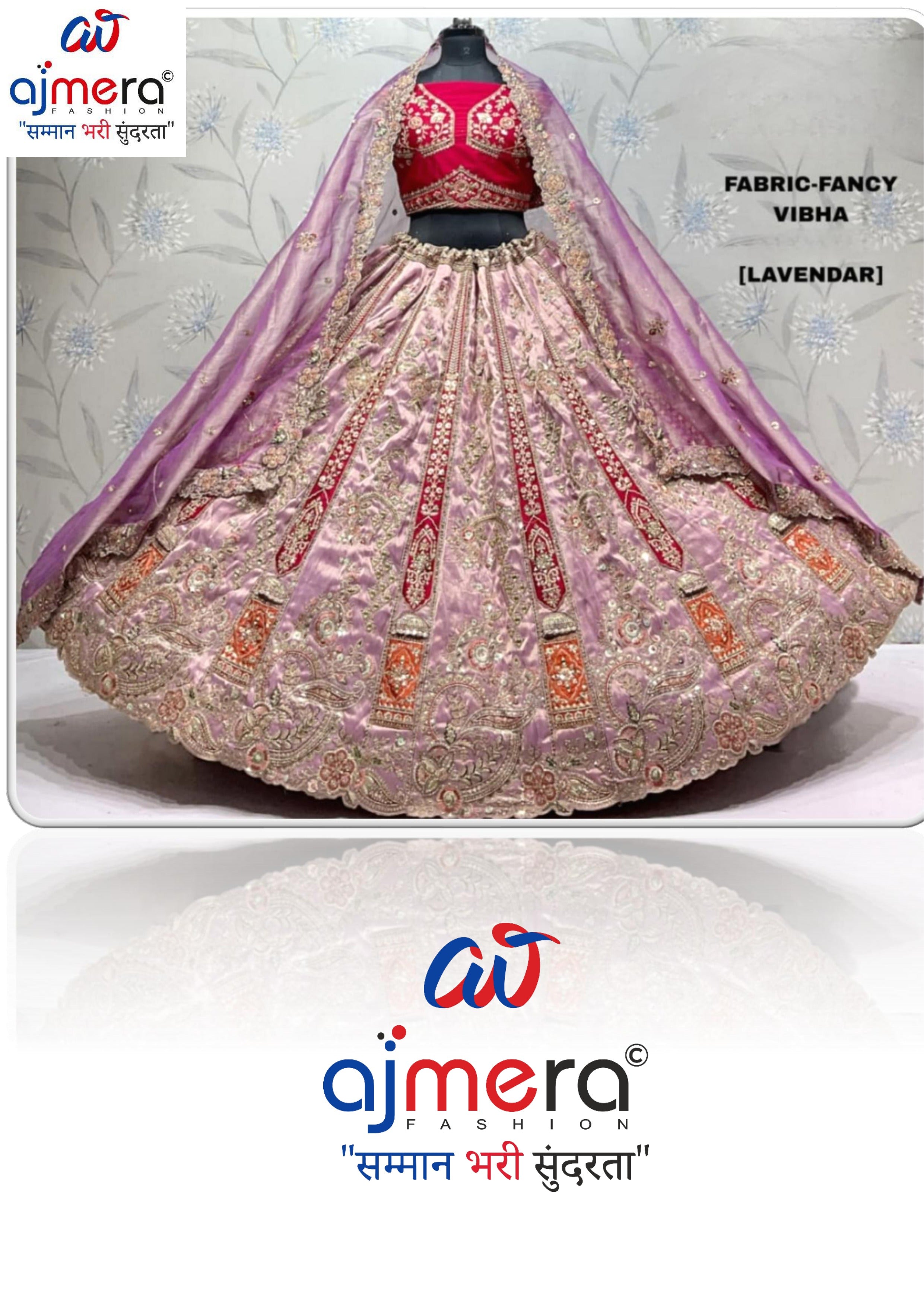 Fancy Embroidery Lehenga Choli Manufacturer Supplier Exporter|ADD-VIBHA