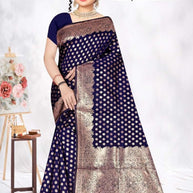 Luxury Jacquard Silk Saree with Blouse Piece for Wedding & Party Wear | TUL-HANSJODA SILK VOL-37