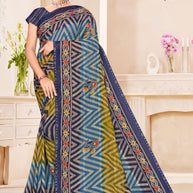 Stylish Printed Saree with Blouse Piece for Traditional Celebrations  | SNR-DHURANDHAR