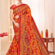Trendy Printed Saree with Blouse Piece for Women’s Ethnic Wardrobe  | SNR-DHRUVIKA