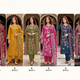 Ladies Cotton Unstitched Suit | VAS-BOSCO