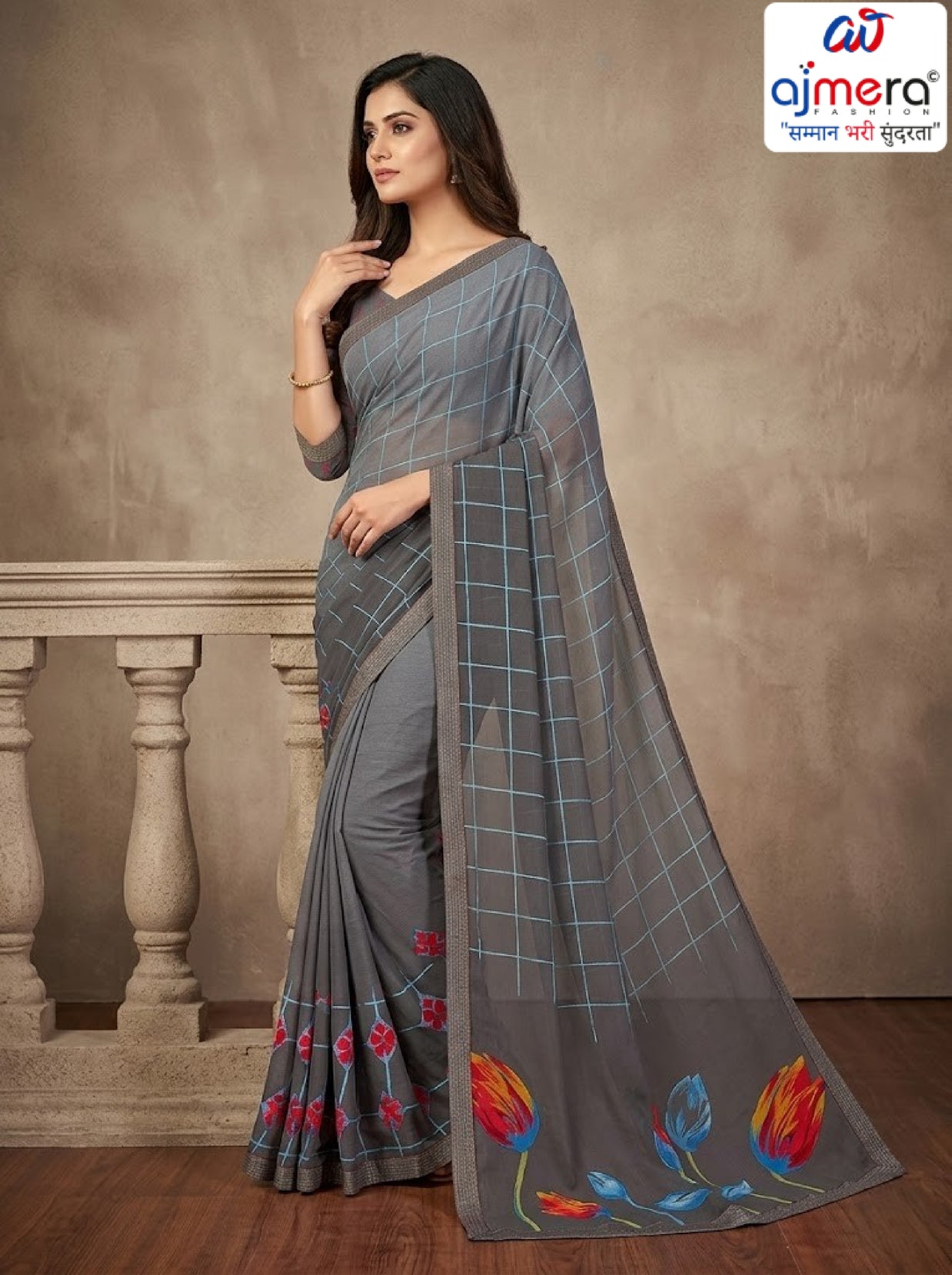 Exclusive Printed Saree without Blouse for Elegant Ethnic Look | SGR-RESHMA