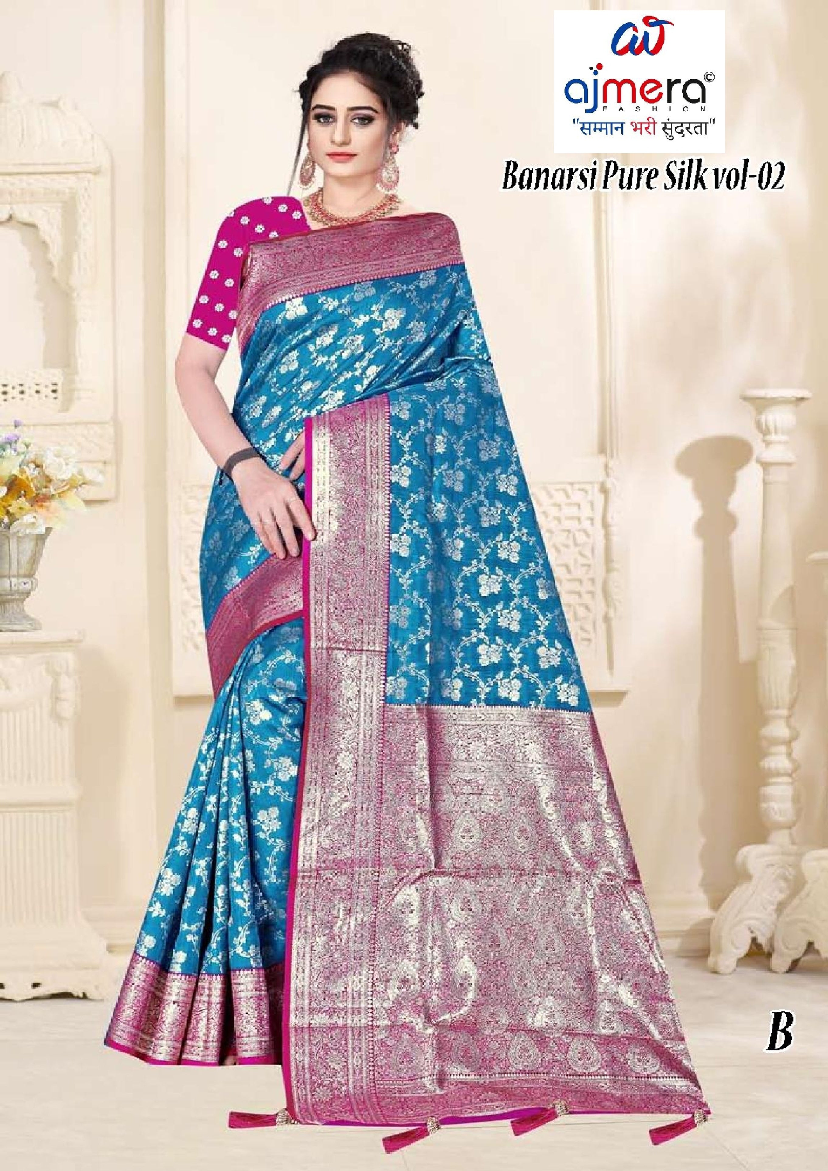 Signature Jacquard Silk Saree With Blouse Piece | TUL-BANARSI PURE SILK VOL-02