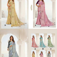 Exclusive Printed Saree with Blouse Piece for Elegant Ethnic Look | RDD-SHILPA