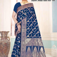 Exclusive Jacquard Silk Saree with Blouse Piece for Premium Cultural Wear | TUL-HANSJODA SILK VOL-46