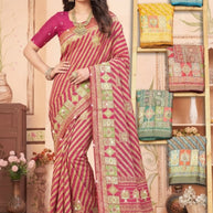 Designer Printed Saree with Blouse Piece for Special Occasions | SSR-FOCUS
