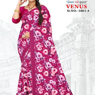 Contemporary Printed Saree with Blouse Piece for Premium Wear | GLC-VENUS