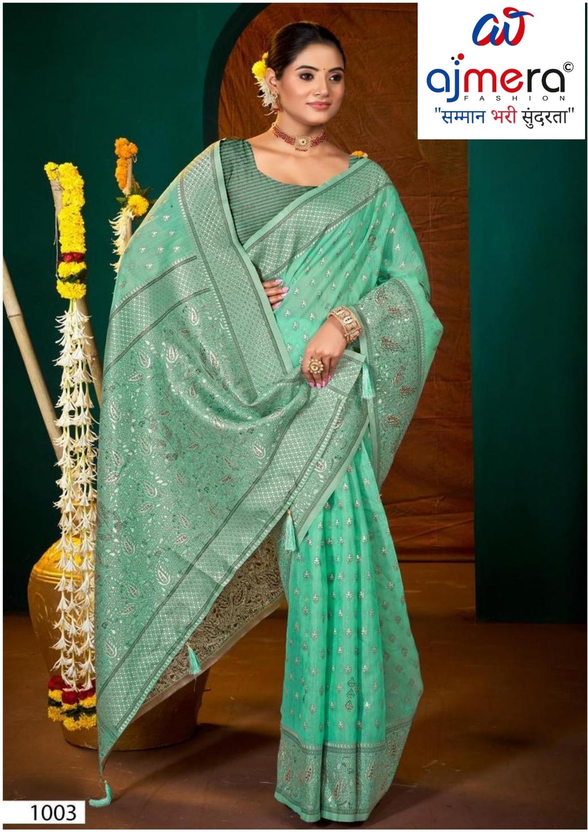 Classic Jacquard Silk Saree with Blouse Piece for Elegant Traditional Look | DS-JYOTI