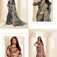 Graceful Printed Saree with Blouse Piece for Modern Ethnic Fashion | RDD-INDIRA VOL-03