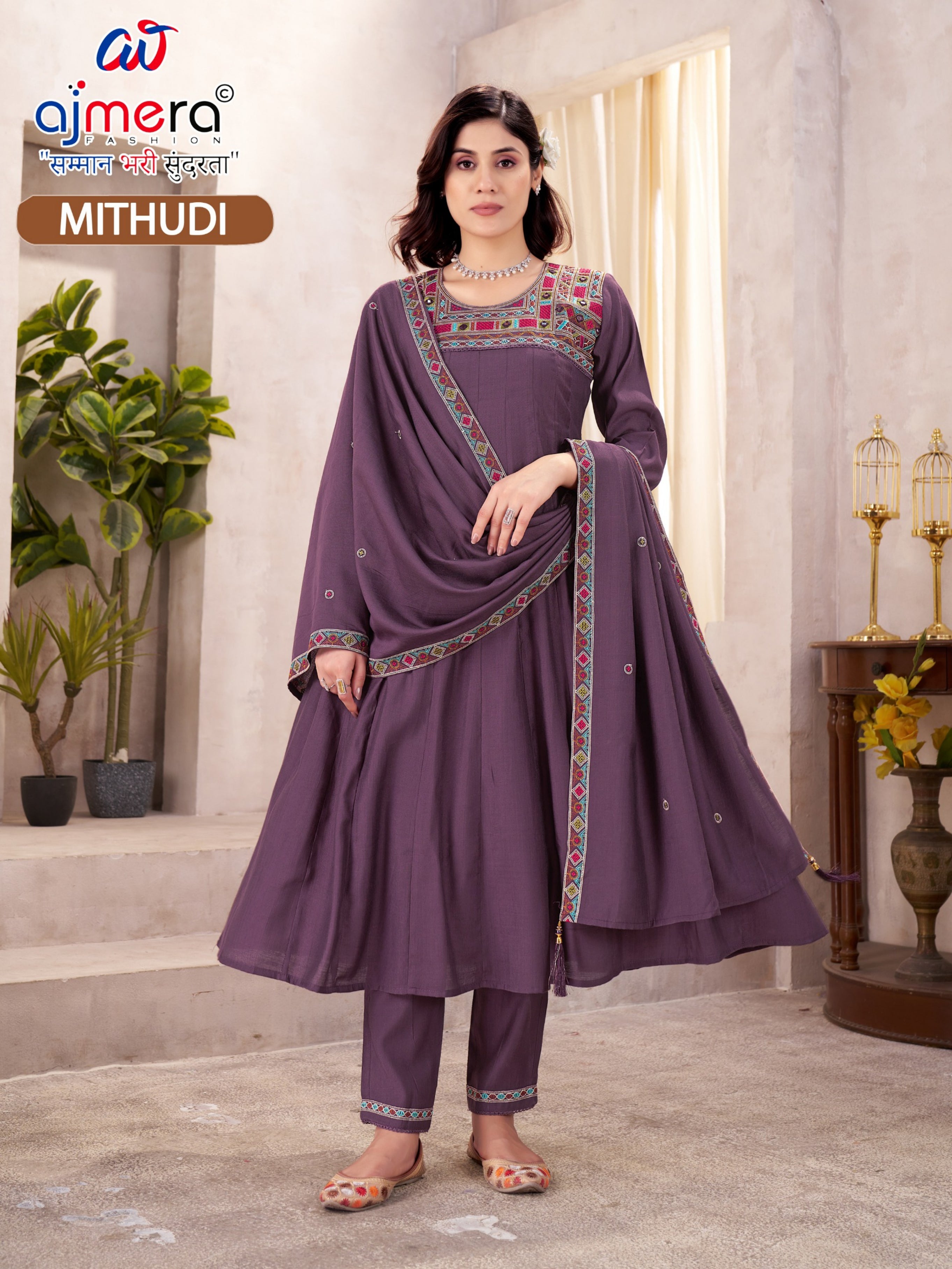 Designer Heritage Kurti Set for Women | JMH-MITHUDI