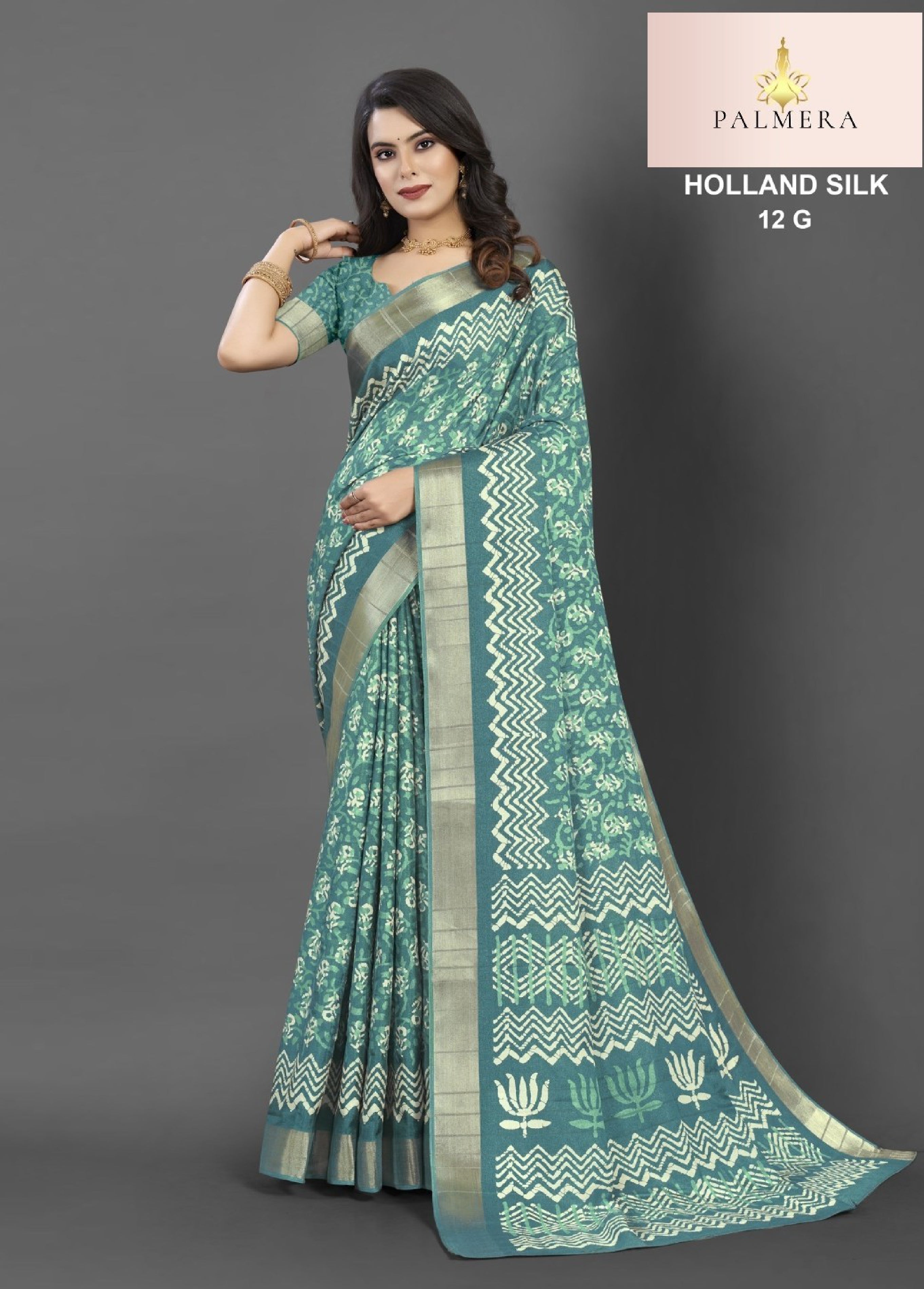 Holland Silk Handloom Silk Saree with Blouse for Premium Ethnic and Traditional Wear | ALL-HOLLAND SILK-12
