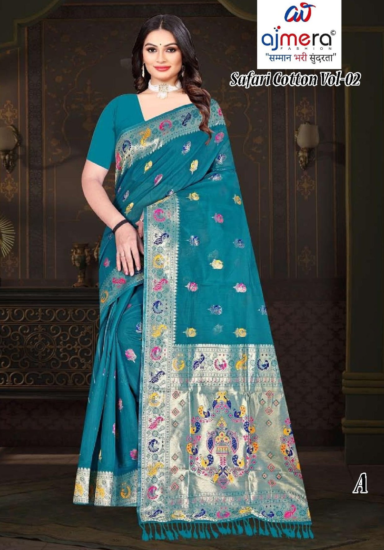 Exclusive Jacquard Silk Saree with Blouse Piece for Premium Cultural Wear | TUL-SAFARI COTTON VOL-02