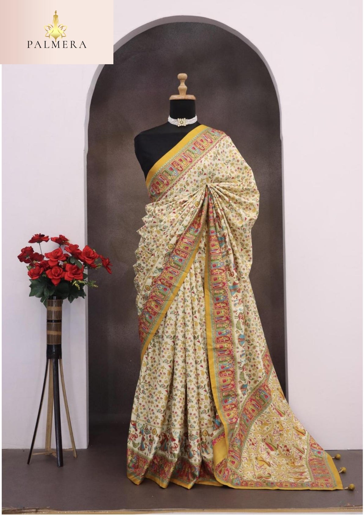 Ganga Blended Silk Saree with Blouse for Premium Ethnic and Designer Wear | ALL-GANGA-04