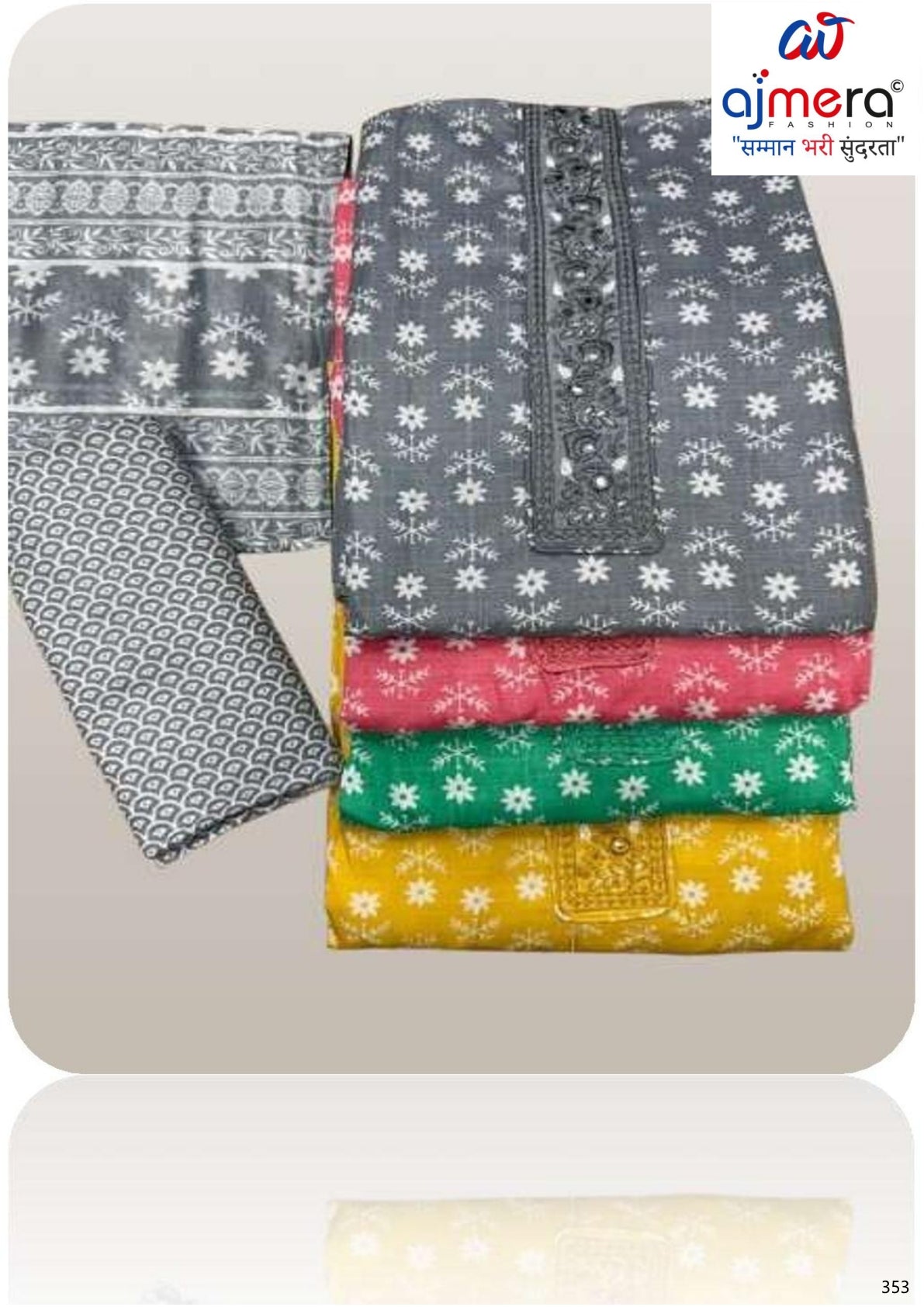 Premium Cotton Unstitched Suit Set | SPT-ADITI