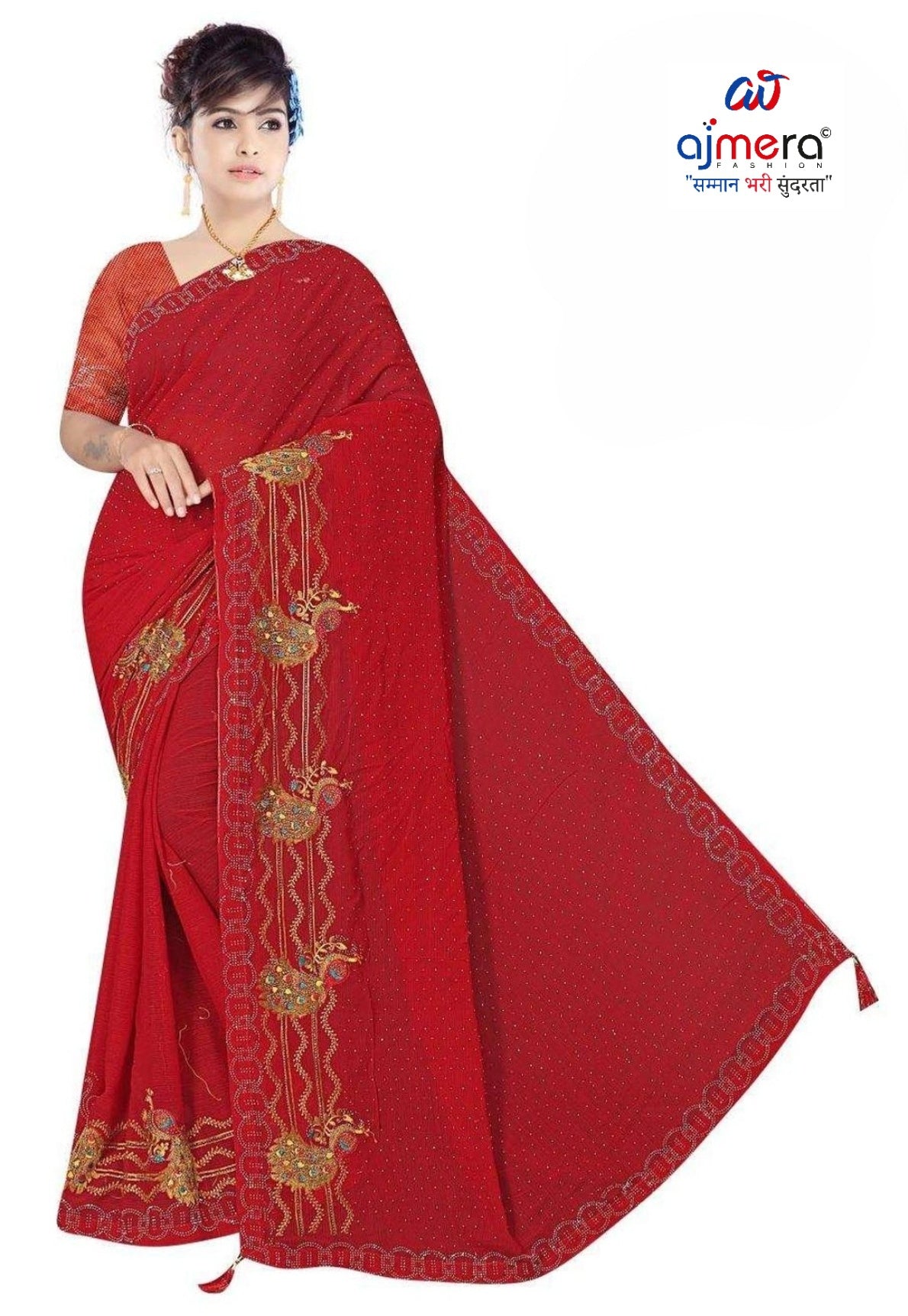 Bulk Saree Supplier with Blouse Piece for Premium Ethnic and Traditional Wear | VKM-ANEK