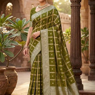 Handwork Heritage Saree with Blouse Piece for Premium Ethnic and Traditional Wear | ROOP-8449