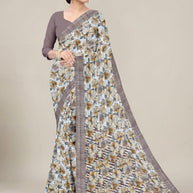 Classic Printed Saree without Blouse for Timeless Traditional Style | CAS-SMART SILK