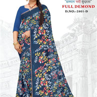 Classic Printed Saree with Blouse Piece for Timeless Traditional Style  | GLC-FULL DEMOND