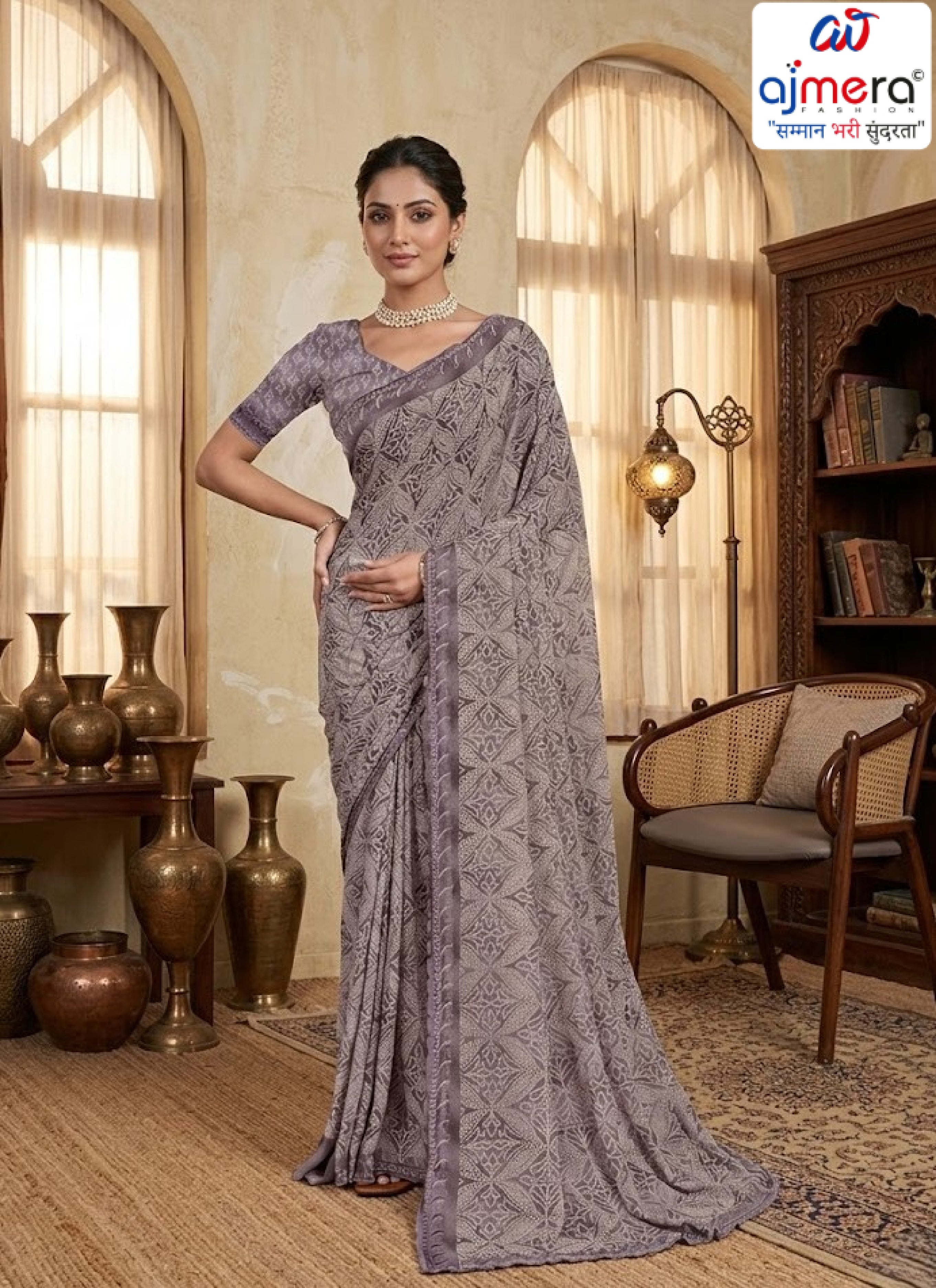 Stylish Printed Saree with Blouse Piece for Traditional Celebrations | RMF-BHUMI VOL-1