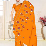 Traditional Cotton Saree with Without Blouse for Premium Ethnic and Traditional Wear | PJA-JUGNOO