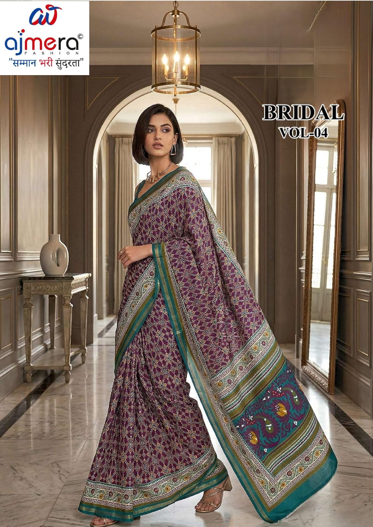 Graceful Printed Saree with Blouse Piece for Modern Ethnic Fashion | RMF-BRIDAL VOL-4