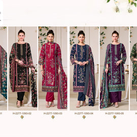 Trendy Rayon Print Unstitched Suit Set | VAS-LIME LIGHT-3