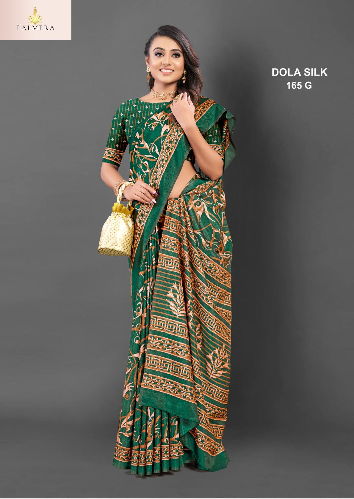 Dola Silk Blended Silk Saree with Blouse for Premium Ethnic and Designer Wear | ALL-DOLA SILK-165