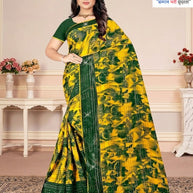 Graceful Printed Saree with Blouse Piece for Modern Ethnic Fashion  | CAS-BHAGYA SHREE