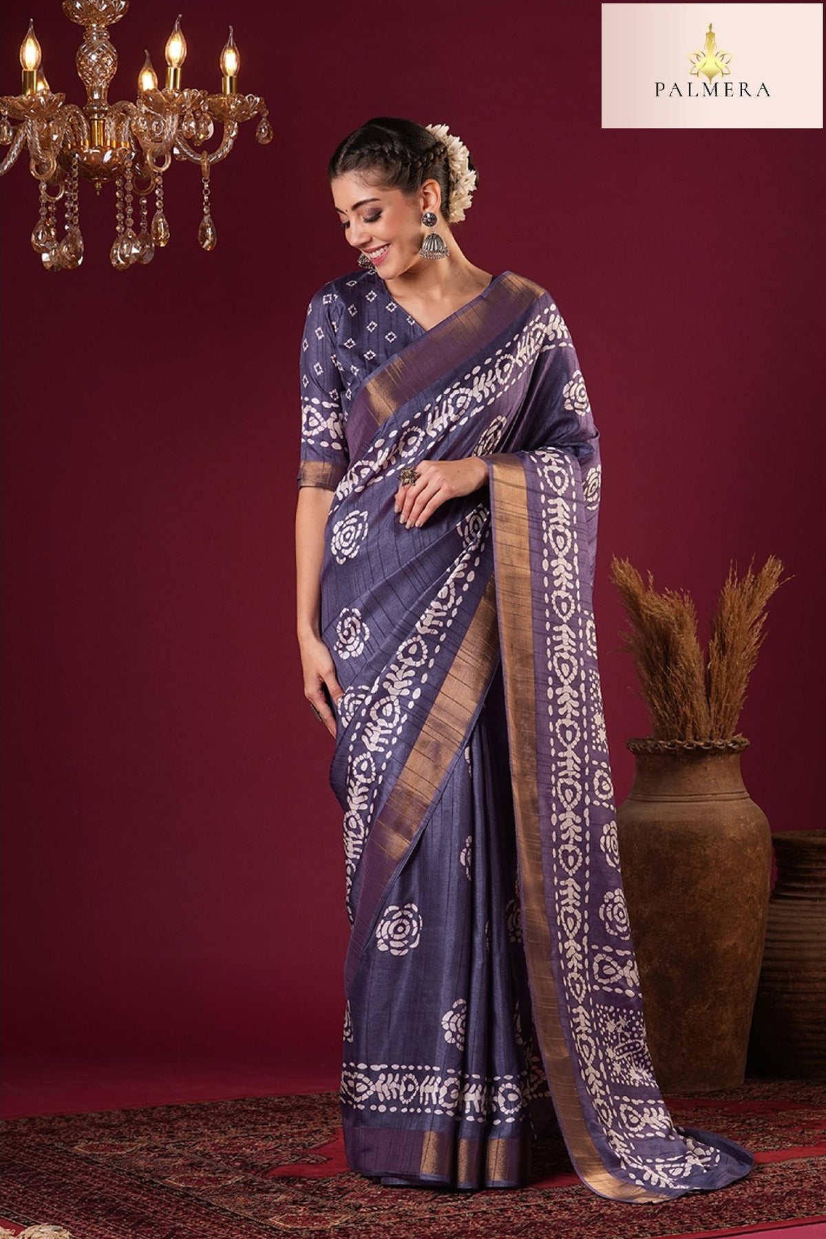 Holland Silk Handloom Silk Saree with Blouse for Premium Ethnic and Traditional Wear | ALL-HOLLAND SILK-100