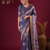 Holland Silk Handloom Silk Saree with Blouse for Premium Ethnic and Traditional Wear | ALL-HOLLAND SILK-100