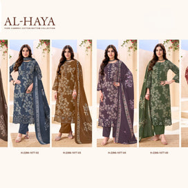 Elegant Unstitched Salwar Suit | VAS-AL HAYA
