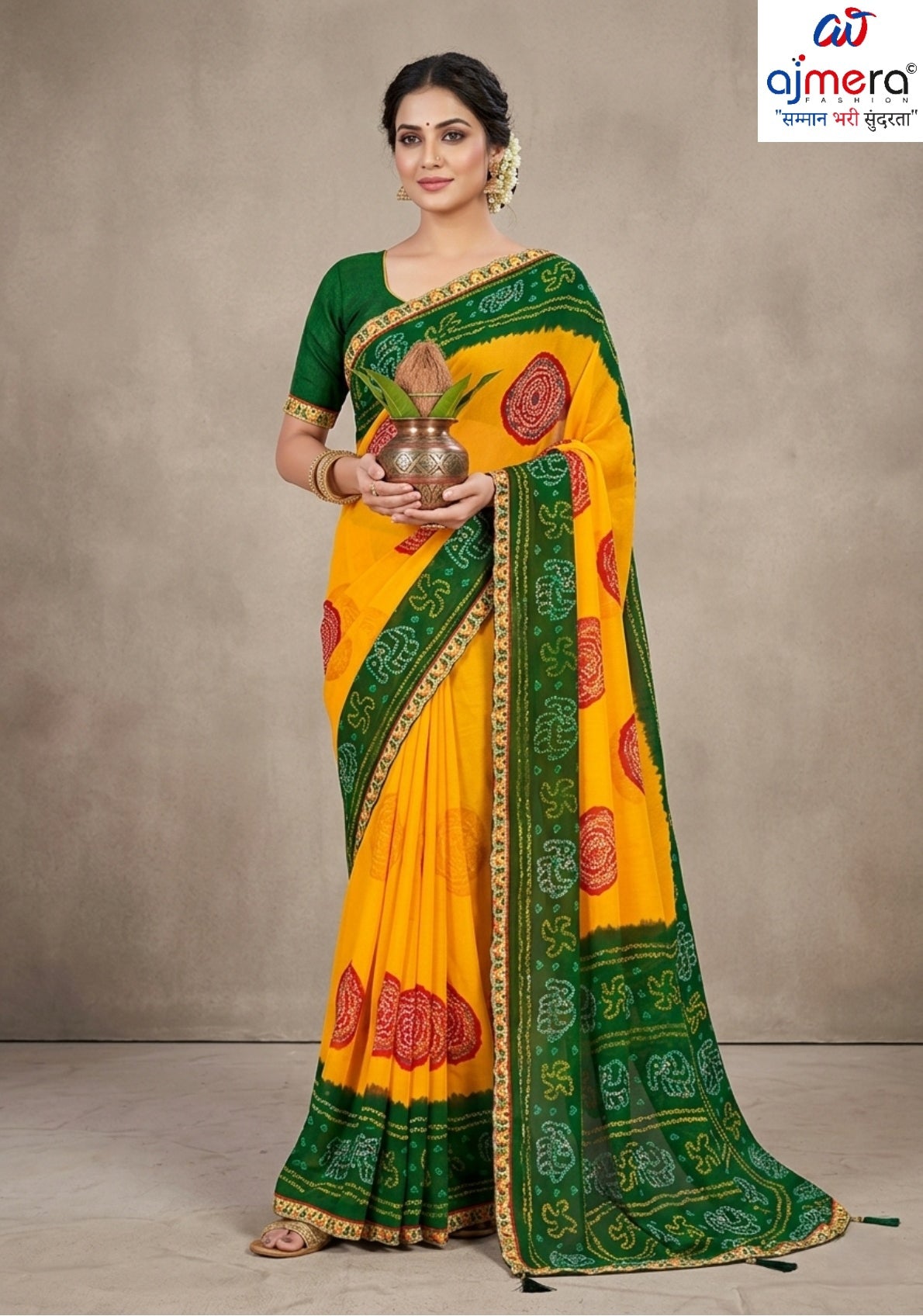 Beautiful Printed Saree with Blouse Piece for Cultural Celebrations | JS-LAVYA