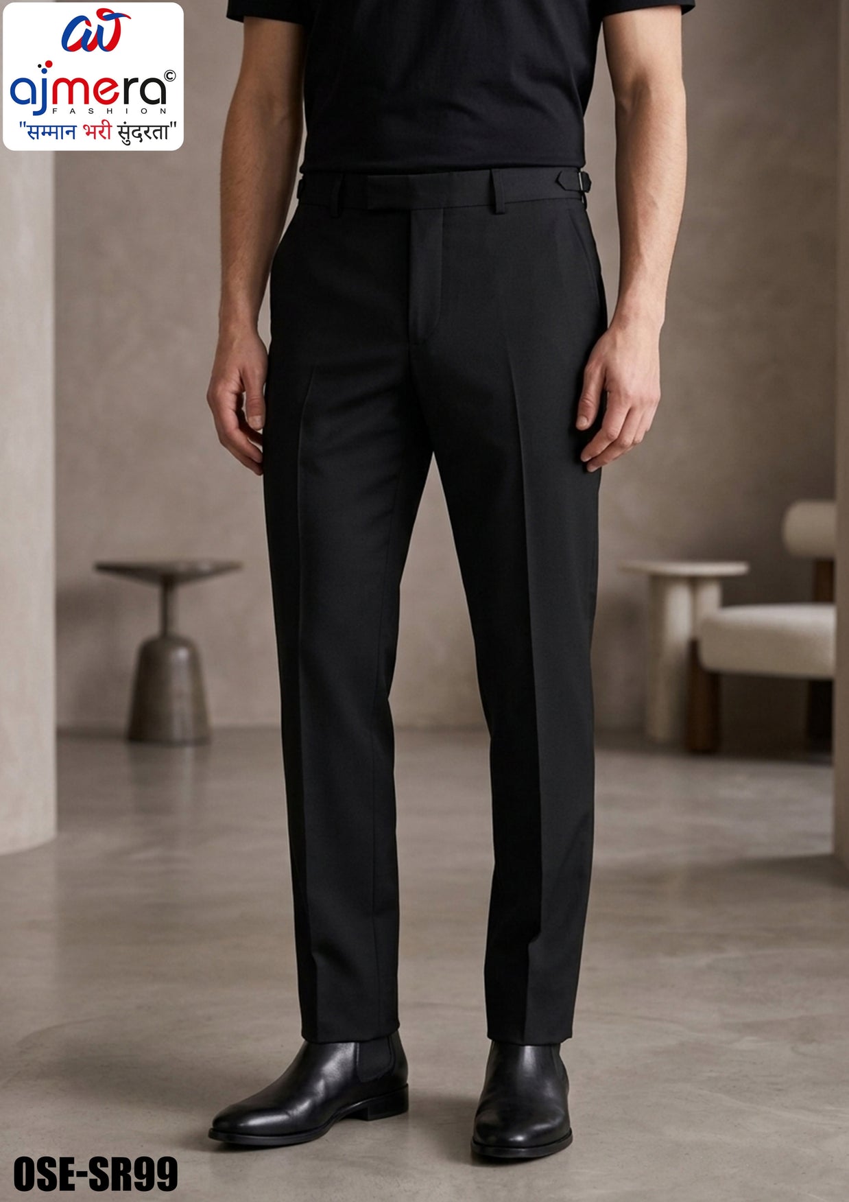 Premium Men's Formal Pant for Office & Business Wear | OSE-SR99