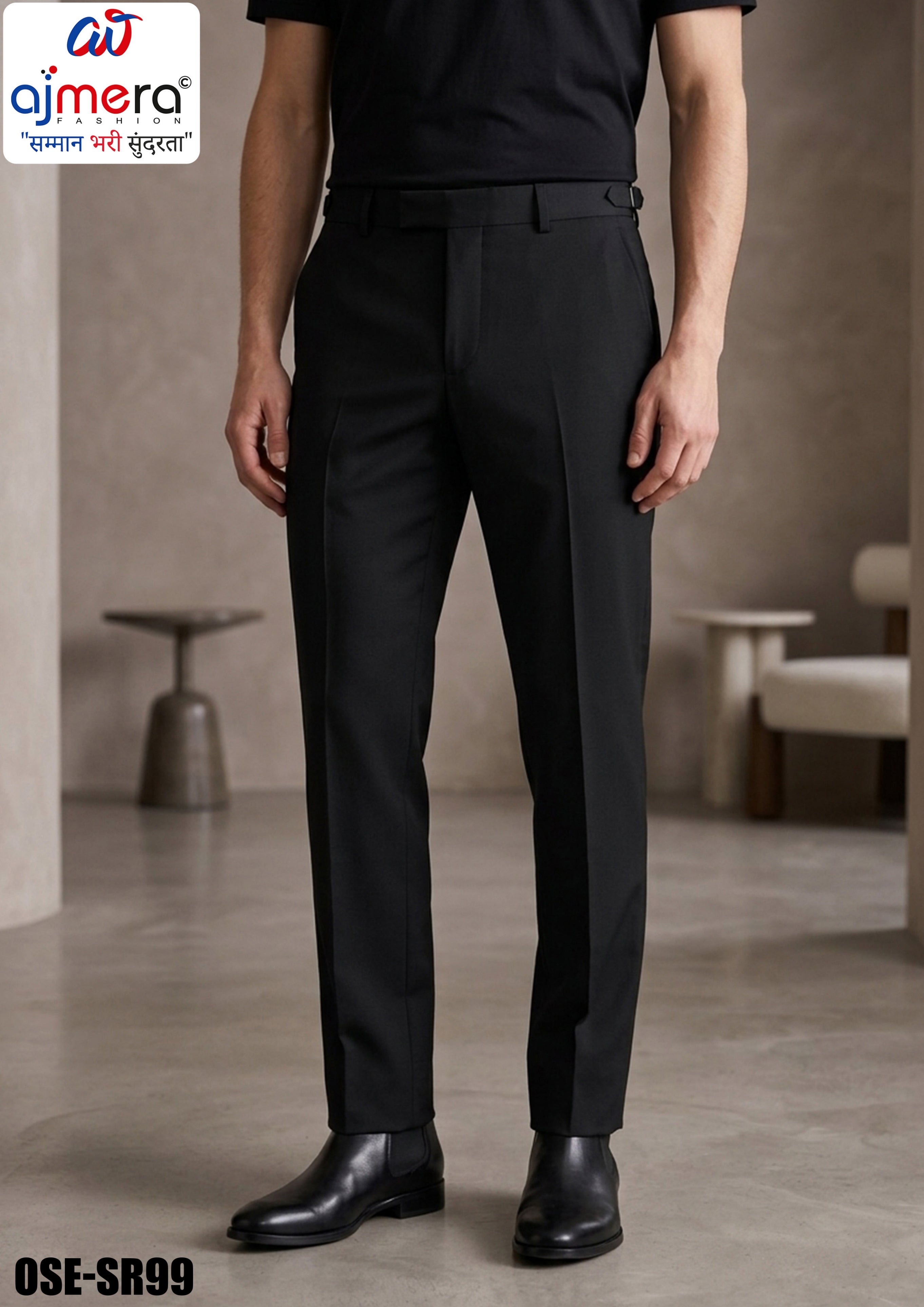 Premium Men's Formal Pant for Office & Business Wear | OSE-SR99