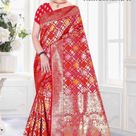 Elegant Jacquard Silk Saree with Designer Blouse Piece for Festive Elegance | TUL-PREM PAKHI SILK VOL-03