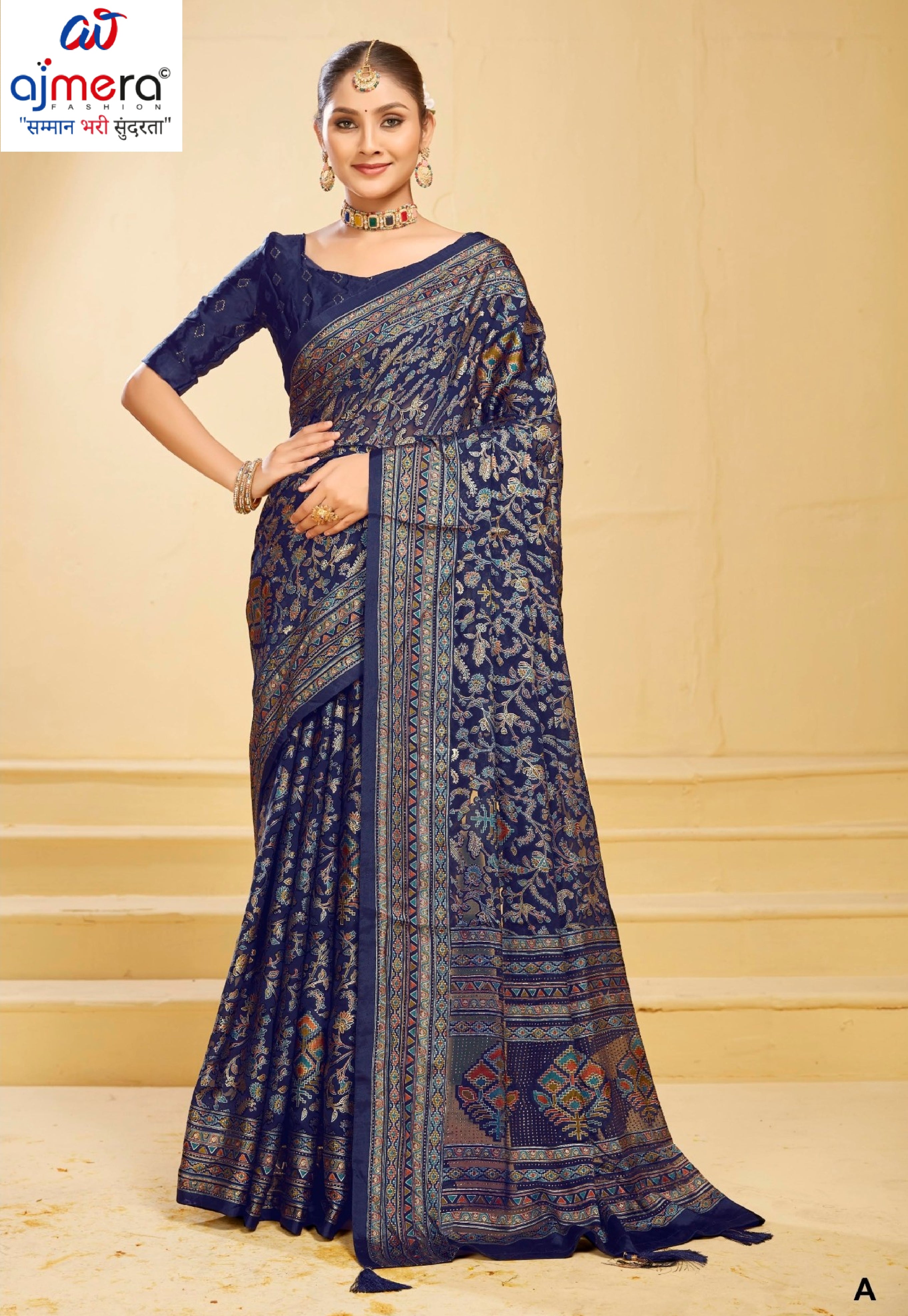 Contemporary Printed Saree with Blouse Piece for Premium Wear  | RDD-VISHAKA VOL-4