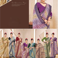 Beautiful Printed Saree with Blouse Piece for Cultural Celebrations | SGR-ANUPAMA