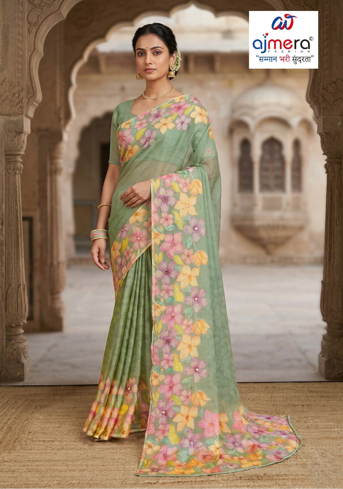 Trendy Printed Saree with Blouse Piece for Women’s Ethnic Wardrobe  | RMF-SAANVIKA VOL-2