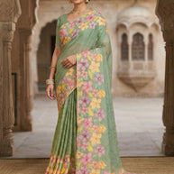 Trendy Printed Saree with Blouse Piece for Women’s Ethnic Wardrobe  | RMF-SAANVIKA VOL-2